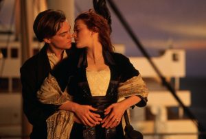 titanic scena del bacio