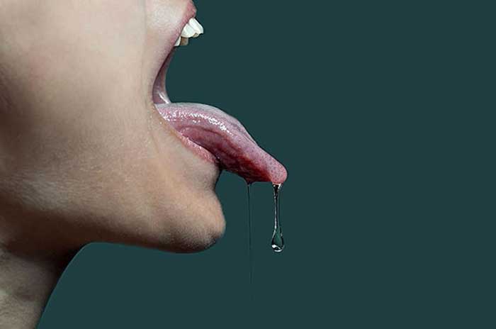 saliva come lubrificante