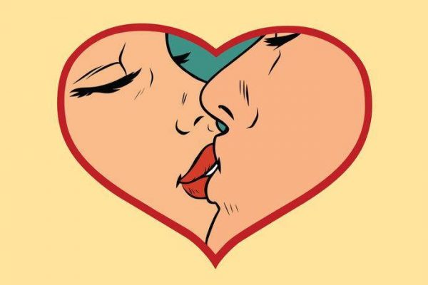 il bacio trasmette passione