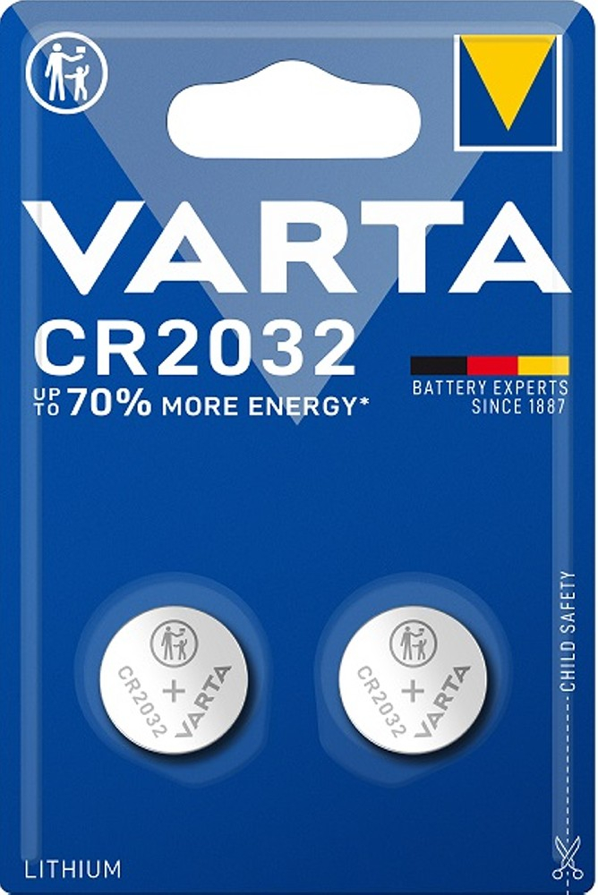 CR 2032 Litio - Doppio Blister
