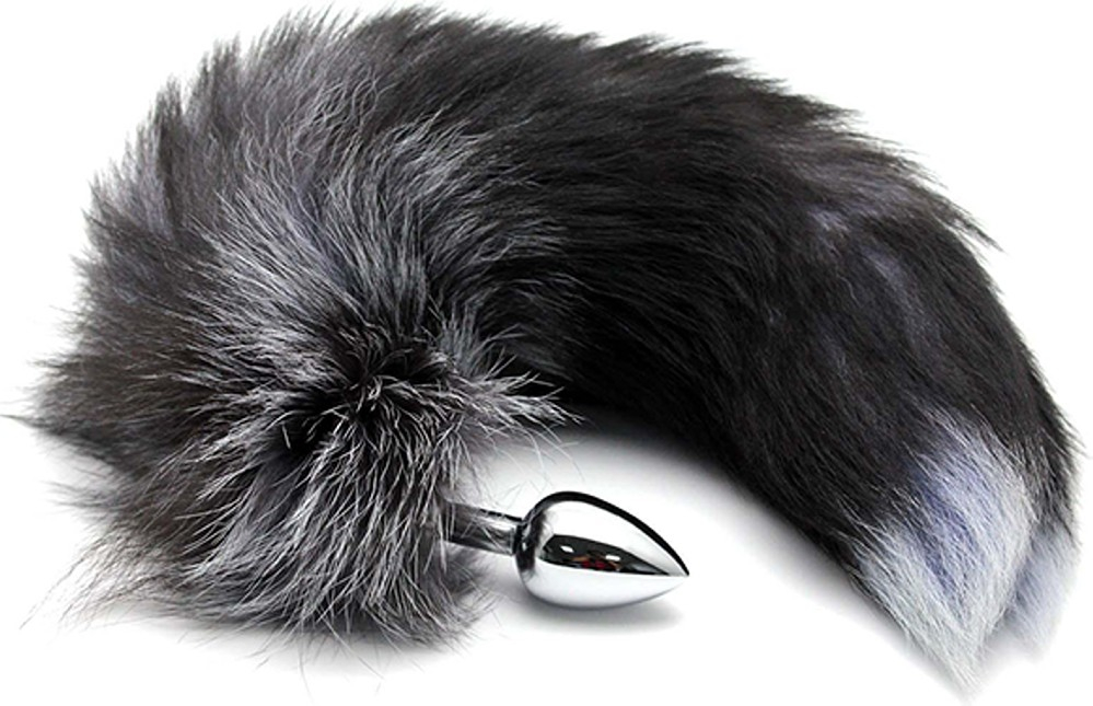 Black & White Fox Tail