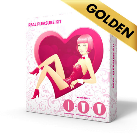 Toyz4Lovers Real Pleasure Kit Golden - kit del piacere