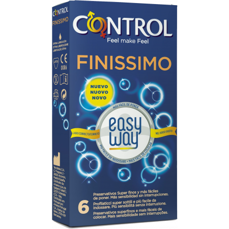 Control Finissimo Easy Way - preservativi sottili con applicatore