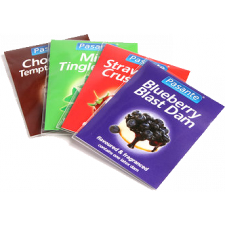 Pasante Mixed Flavour Dental Dams