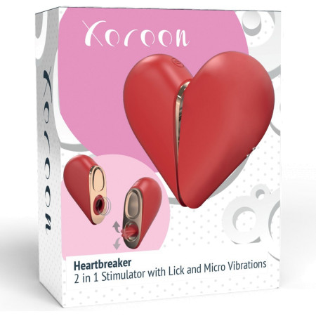 Stimolatore clitorideo 2in1 Heartbreaker Xocoon