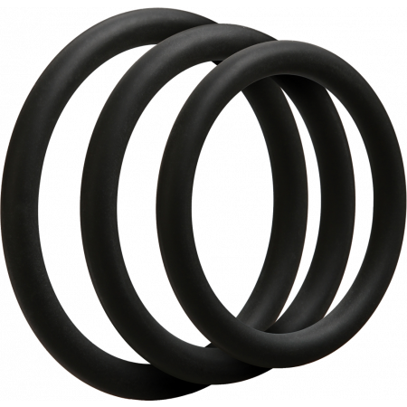 Doc Johnson 3 C-Ring Set Thin - set cockring