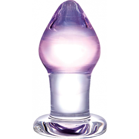 Glas Amethyst Rain - plug anale in vetro