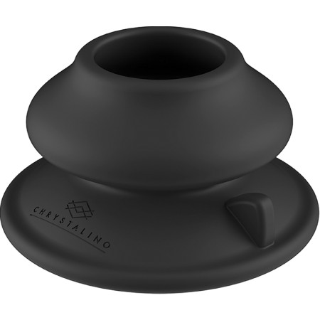 Plug anale vibrante in vetro Ribbly Chrystalino