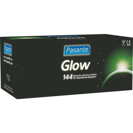 Pasante Glow in the dark - preservativi fluorescenti 144 pezzi