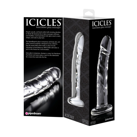 Dildo in vetro Icicles N.62 Pipedream