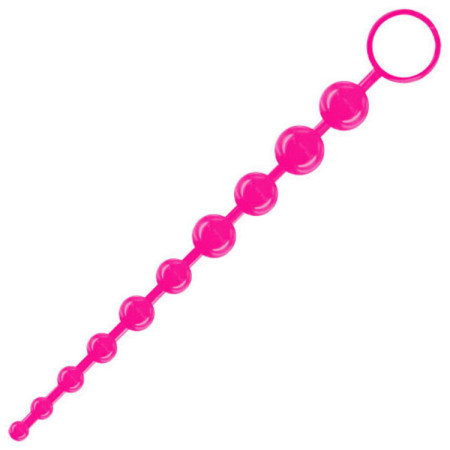 Toyz4Lovers 10 Fluo Beads - dildo anale rosa