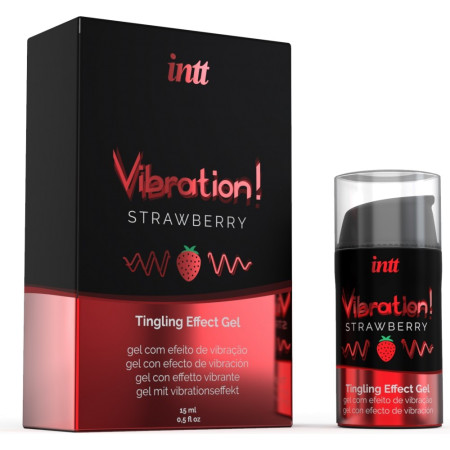 Gel stimolante Liquid Vibrator Strawberry Intt