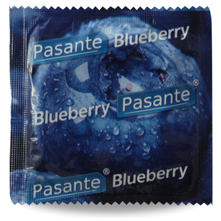 Pasante Blueberry preservativo gusto mirtillo
