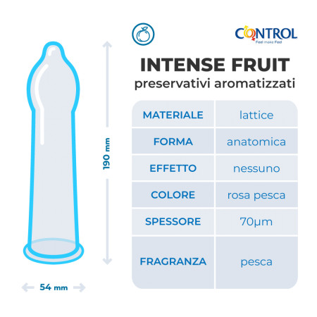 Control Adapta Intense Fruit preservativi alla pesca