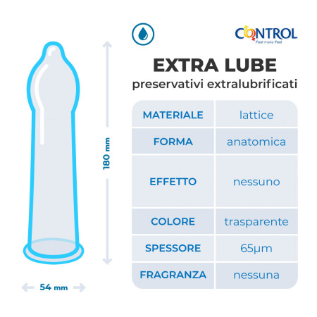 Control Adapta Extra Lube preservativi extra lubrificati