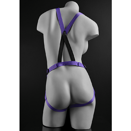 Imbracatura harness con dildo 7" Strap-On Suspender Harness Set Dillio>
