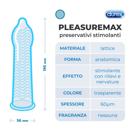 Durex Pleasuremax - preservativi stimolanti