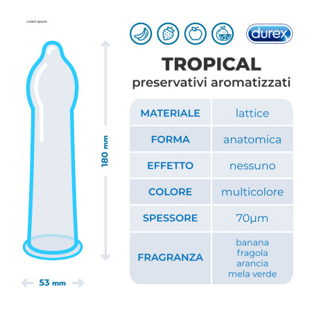 Durex Tropical  - preservativi alla frutta