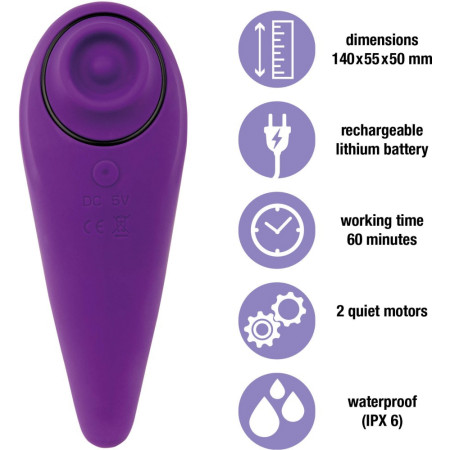 Sex toys femminile stimolatore clitoride e vibratore Feelztoys Femmegasm