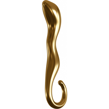 Pipedream Icicles G01 Gold Edition - dildo in vetro