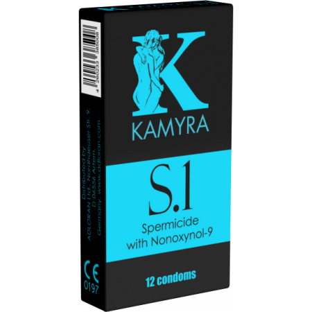 Preservativi con spermicida S.1 Spermicide Kamyra