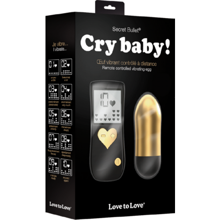 Ovetto vibrante Gold Cry Baby Love to Love