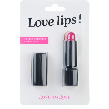 Love To Love Love Lips - vibratore a forma di rossetto