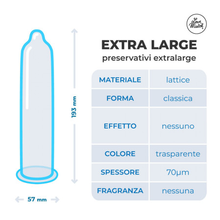 Lovematch Extralarge - 6 pezzi