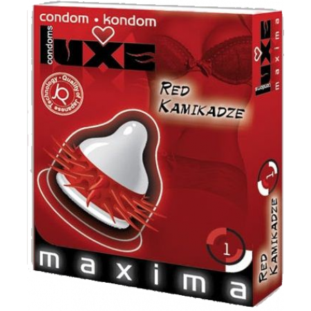 Luxe Red Kamikadze - preservativi stimolanti