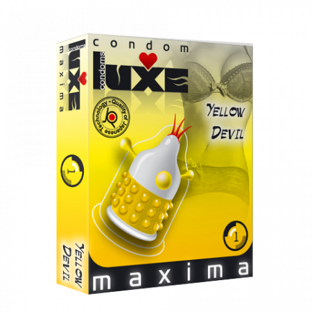 Luxe Yellow Devil - preservativi stimolanti