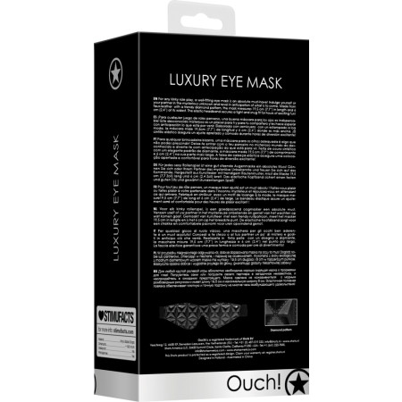 Mascherina Luxury Eye Mask - Nero Ouch
