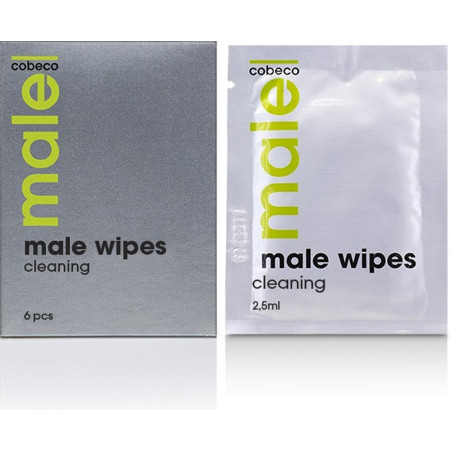 Salviettine detergenti per uomo MALE Cobeco Wipes Cleaning