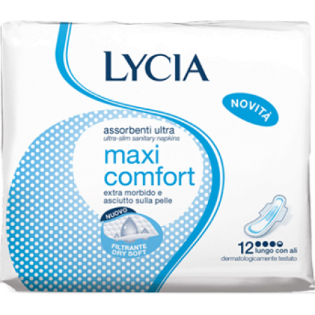 Assorbenti ultra lunghi Maxi Comfort Lycia