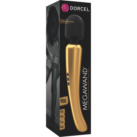 Massaggiatore wand Megawand Gold Dorcel