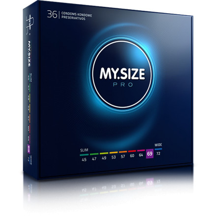 Preservativi MY.SIZE - profilattici per tutte le misure-69 mm