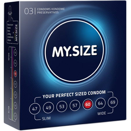 Preservativi Mysize 60mm - presrvativi su misura