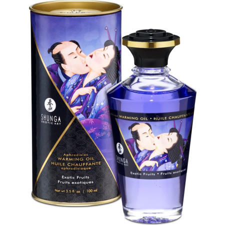 Shunga Aphrodisiac Oil Exotic Fruits - olio da massaggio edibile