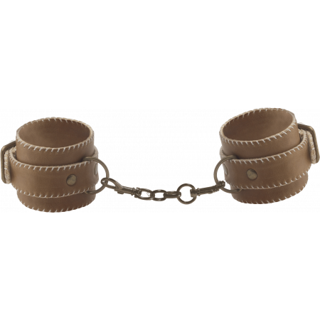 Ouch! Leather Hand Cuffs - Manette