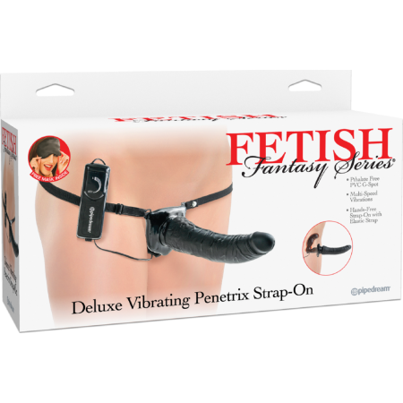 Dildo doppio strap-on Deluxe Vibrating Penetrix Strap