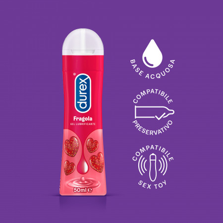 Durex Strawberry - lubrificante alla fragola