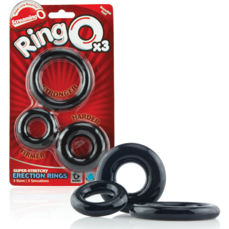 Set cockring RingO 3 Pack The Screaming O