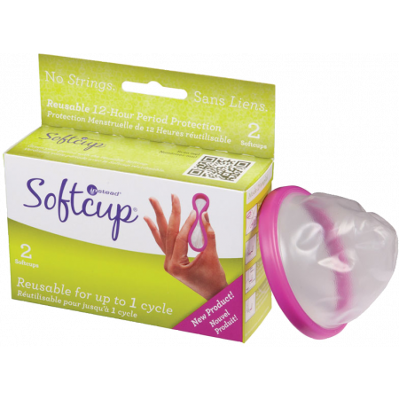 Softcup - 2 coppette mestruali riutilizzabili