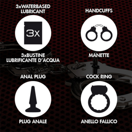 Toyz4Lovers Shades of Fetish Black - kit del piacere