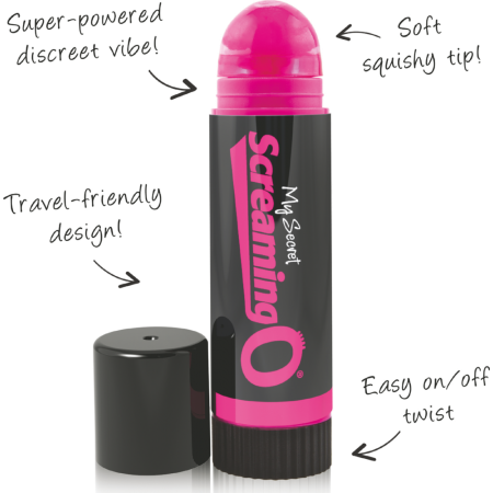 Mini vibratore a forma di rossetto Vibrating Lip Balm Screaming O