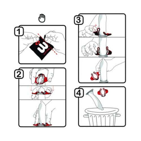 Wingman - preservativi ultrasottili con le ali istruzioni 2