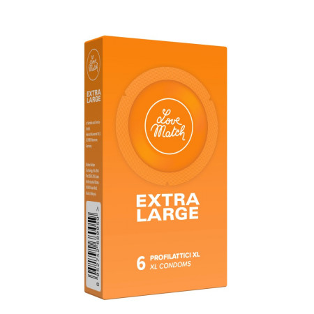 Love Match Extralarge - 6 pezzi
