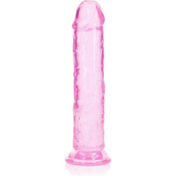 Dildo realistico RealRock Straight Realistic Dildo Suction Cup 8'' - Rosa