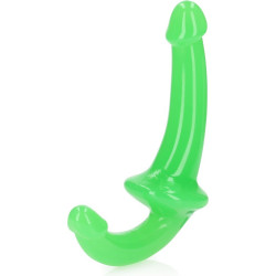 Dildo doppio strapless RealRock Strapless Strap-On Glow in the Dark 6''