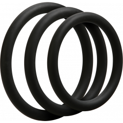 Doc Johnson 3 C-Ring Set Thin - set cockring