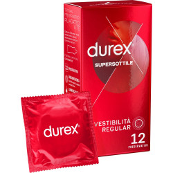 Durex Supersottile Regular - 12 pezzi